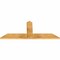Ekena Millwork Portland Rough Sawn Timber Gable Bracket, Western Red Cedar, 60"W x 25"H x 2"D x 6"F, 10/12 Pitch GBW060X25X0206POR00RWR - alternate 2